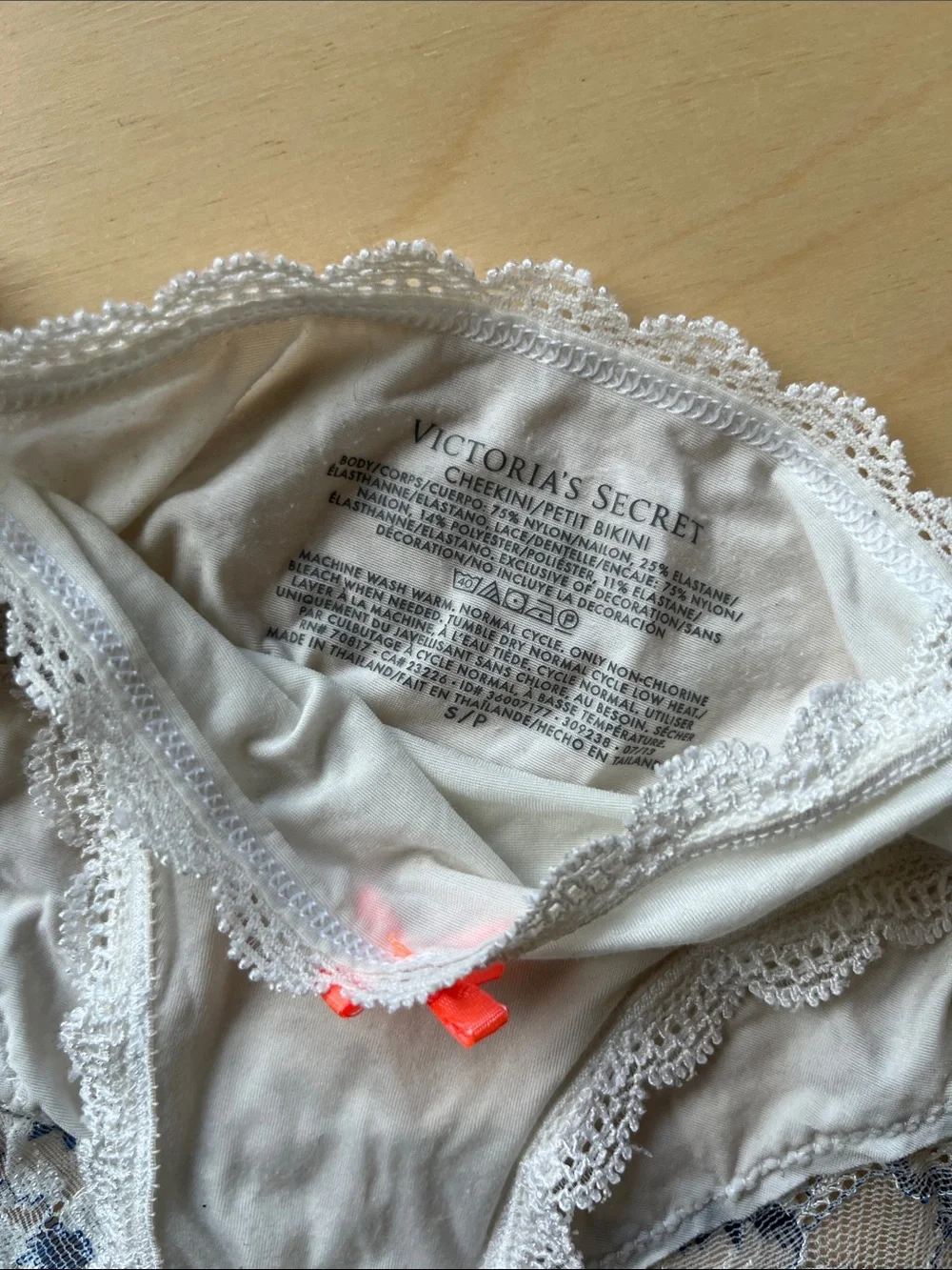 Victorias Secret blue and white Floral Bra matching set